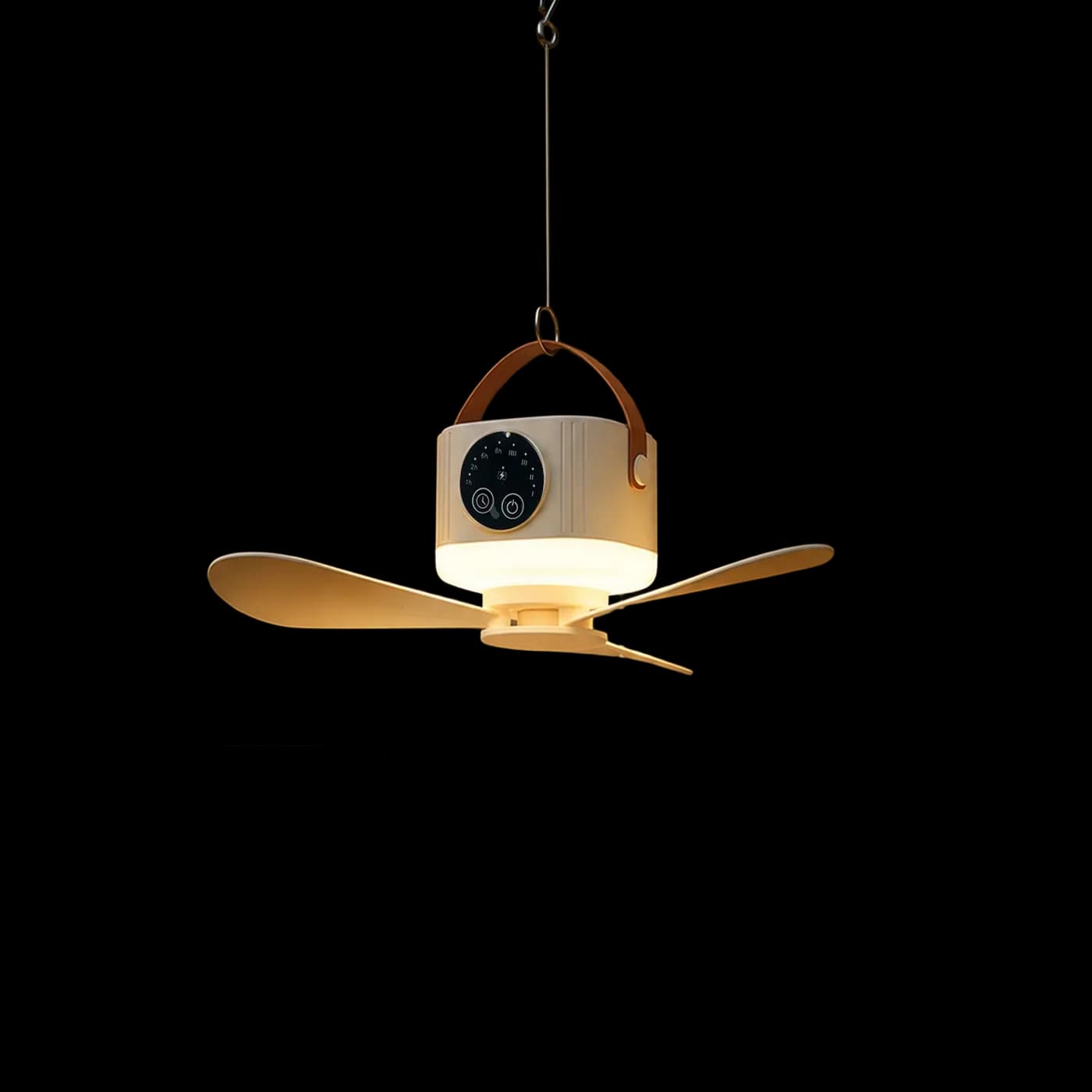 2-in-1 Portable Camping Fan & LED Light