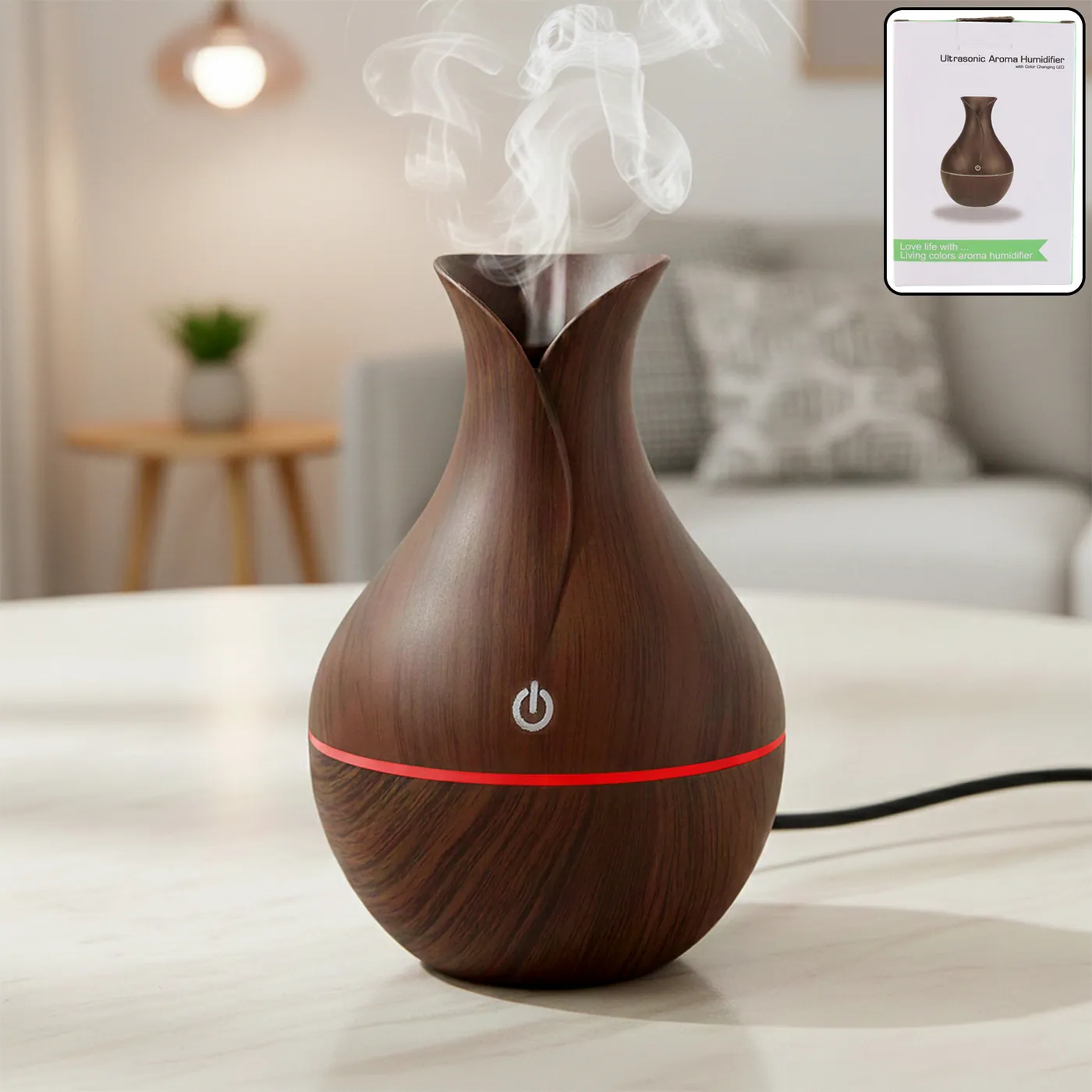 Ultrasonic Aroma Humidifier alternate perspective